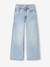 Girl's wide-leg denim trouser denim grey+light blue+medium blue - vertbaudet enfant 