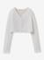 Boléro court boutonné blanc - vertbaudet enfant 