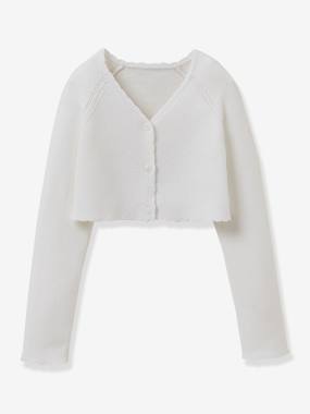 Short buttoned bolero - vertbaudet enfant -Short buttoned bolero