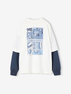 Long-sleeved T-shirt for boys - vertbaudet enfant -Long-sleeved T-shirt for boys