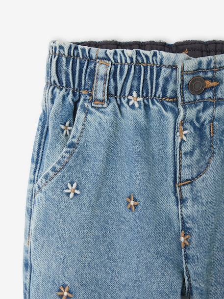 Mom jeans for baby girls stone - vertbaudet enfant 