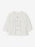 Blouse brodée bébé écru+ocre - vertbaudet enfant 