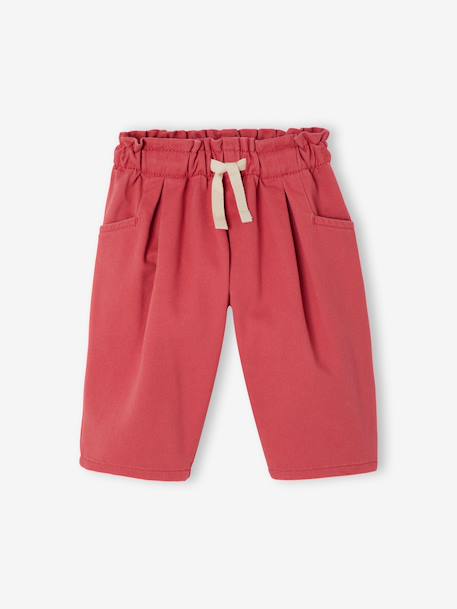 Pantalon balloon bébé fille framboise - vertbaudet enfant 