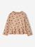 Long-sleeved blouse for girls dusky pink+taupe - vertbaudet enfant 