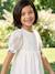 Bohemian girl's dress with lace sleeves white - vertbaudet enfant 