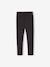 Pack of 2 Leggings Lined in Fleece Knit anthracite+plum - vertbaudet enfant 