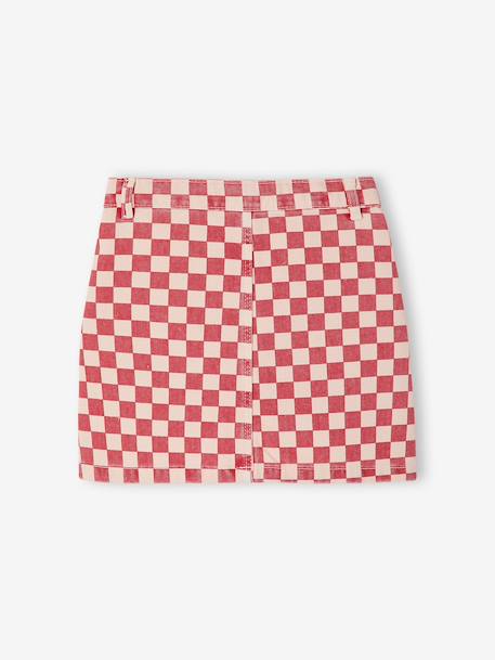 Short denim skirt for girls sweet pink - vertbaudet enfant 