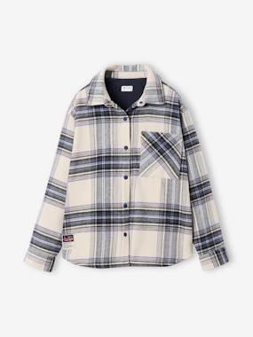 -Lined shirt for boys
