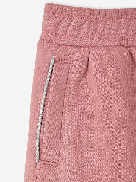 Basics Joggers with Drawstring for Girls navy blue+old rose - vertbaudet enfant 