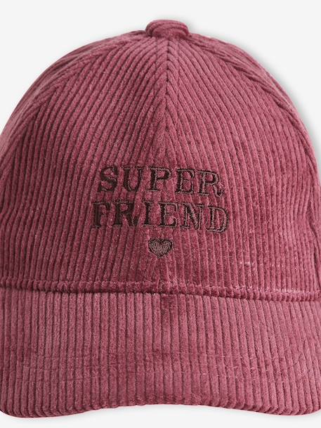 Cotton Friends cap for girls plum - vertbaudet enfant 