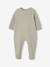 Pack of 3 baby sleepsuits with back opening ecru+sage green - vertbaudet enfant 