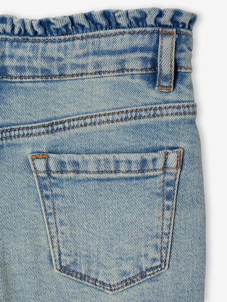 Slim-fit jeans for girls light blue+medium blue - vertbaudet enfant 