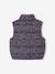 Sleeveless Lightweight Jacket with Floral Pattern for Girls navy blue+printed pink - vertbaudet enfant 