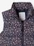 Sleeveless Lightweight Jacket with Floral Pattern for Girls navy blue+printed pink - vertbaudet enfant 