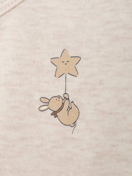 Lot de 3 bodies naissance manches longues cappuccino - vertbaudet enfant 