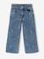 Embroidered Susan wide-leg jeans for girls bleached denim+deep blue+denim blue+medium blue - vertbaudet enfant 