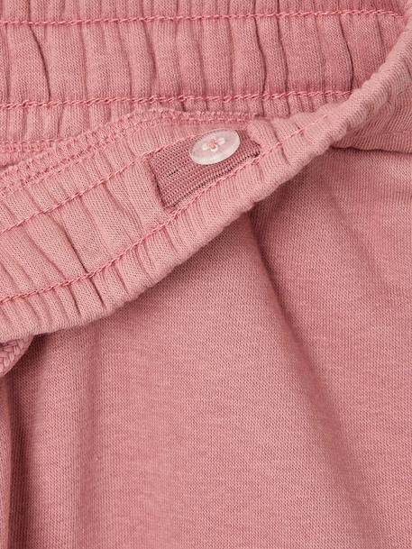 Basics Joggers with Drawstring for Girls navy blue+old rose - vertbaudet enfant 