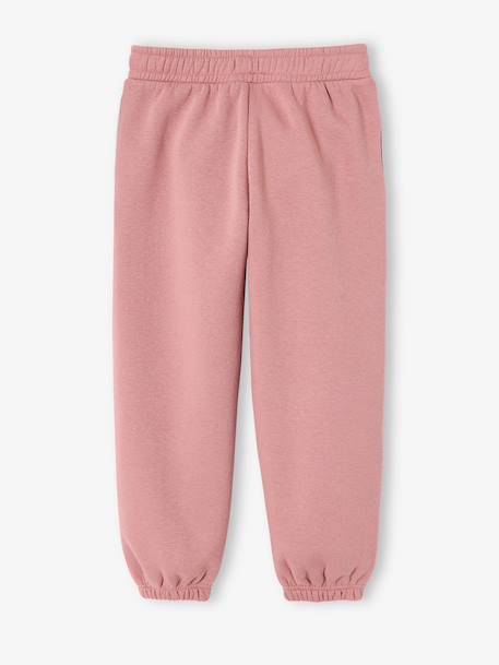 Basics Joggers with Drawstring for Girls navy blue+old rose - vertbaudet enfant 