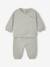 Sweatshirt and trousers set for newborn baby crystal blue - vertbaudet enfant 