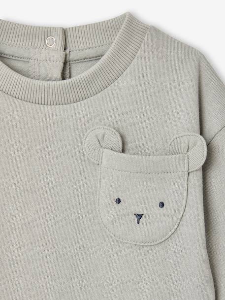 Ensemble sweat et pantalon naissance bébé garçon bleu glacier - vertbaudet enfant 