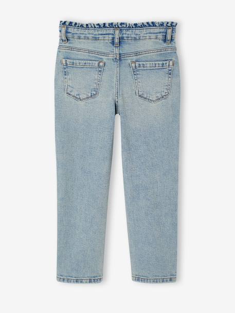 Jean slim fille morpho médium bleu clair+bleu moyen - vertbaudet enfant 