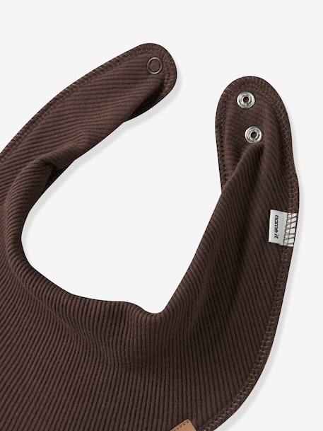 Lot de 3 bavoirs pour bébé garçon NBMYASIM NAME IT, forme triangulaire avoine - vertbaudet enfant 