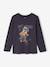 Long-sleeved T-shirt for boys bordeaux red+marl white+slate grey - vertbaudet enfant 