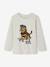 Long-sleeved T-shirt for boys bordeaux red+marl white+slate grey - vertbaudet enfant 