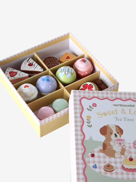 FSC® 100% wooden pastry box multicoloured - vertbaudet enfant 