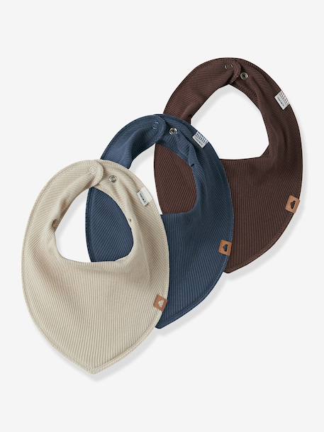 Bandana bibs 3-pack for baby NAME IT oat - vertbaudet enfant 
