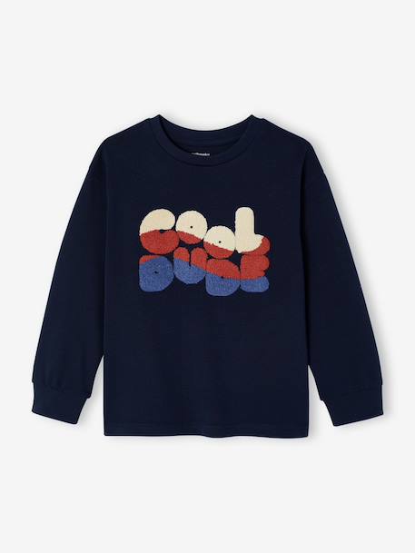 Long-sleeved T-shirt for boys hazel+navy blue - vertbaudet enfant 
