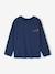Long-sleeved T-shirt for boys ocean blue+ochre - vertbaudet enfant 