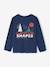 T-shirt manches longues garçon bleu océan+ocre - vertbaudet enfant 