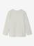 Long-sleeved T-shirt for boys bordeaux red+marl white+slate grey - vertbaudet enfant 