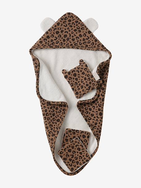 Customisable doll bath cape brown - vertbaudet enfant 