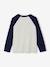 Long-sleeved T-shirt for boys green+navy blue+ochre - vertbaudet enfant 