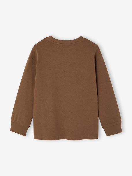 Long-sleeved T-shirt for boys hazel+navy blue - vertbaudet enfant 