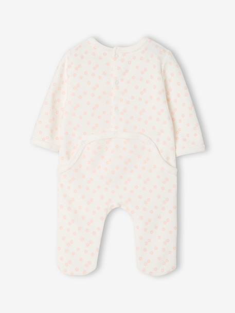 Lot de 3 dors bien bébé ouverture dos beige chiné+gris chiné+vert sauge - vertbaudet enfant 