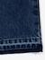 Wide-Leg Jeans, Frayed Hems, for Girls bleached denim+deep blue+grey+stone - vertbaudet enfant 