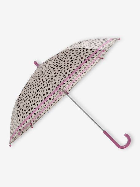Umbrella for Girls beige+navy blue - vertbaudet enfant 