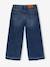 Wide-Leg Jeans, Frayed Hems, for Girls bleached denim+deep blue+grey+stone - vertbaudet enfant 