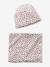 Ensemble fille bonnet et snood jersey beige - vertbaudet enfant 