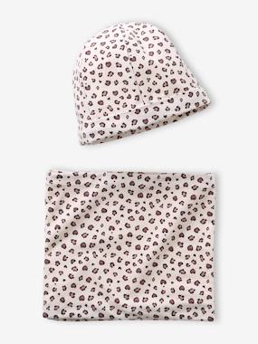 -Hat and snood set for girls