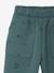 Wide trousers for baby beige+emerald green - vertbaudet enfant 