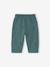 Wide trousers for baby beige+emerald green - vertbaudet enfant 