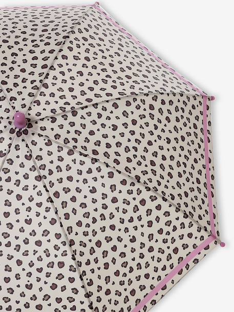 Umbrella for Girls beige+navy blue - vertbaudet enfant 