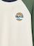 Long-sleeved T-shirt for boys bordeaux red+ochre+sage green - vertbaudet enfant 