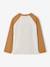 T-shirt manches longues garçon marine+ocre+vert - vertbaudet enfant 