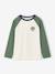 T-shirt manches longues garçon bordeaux+ocre+vert sauge - vertbaudet enfant 