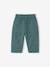 Wide trousers for baby beige+emerald green - vertbaudet enfant 